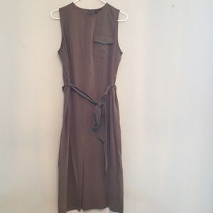 Army Green Midi dress